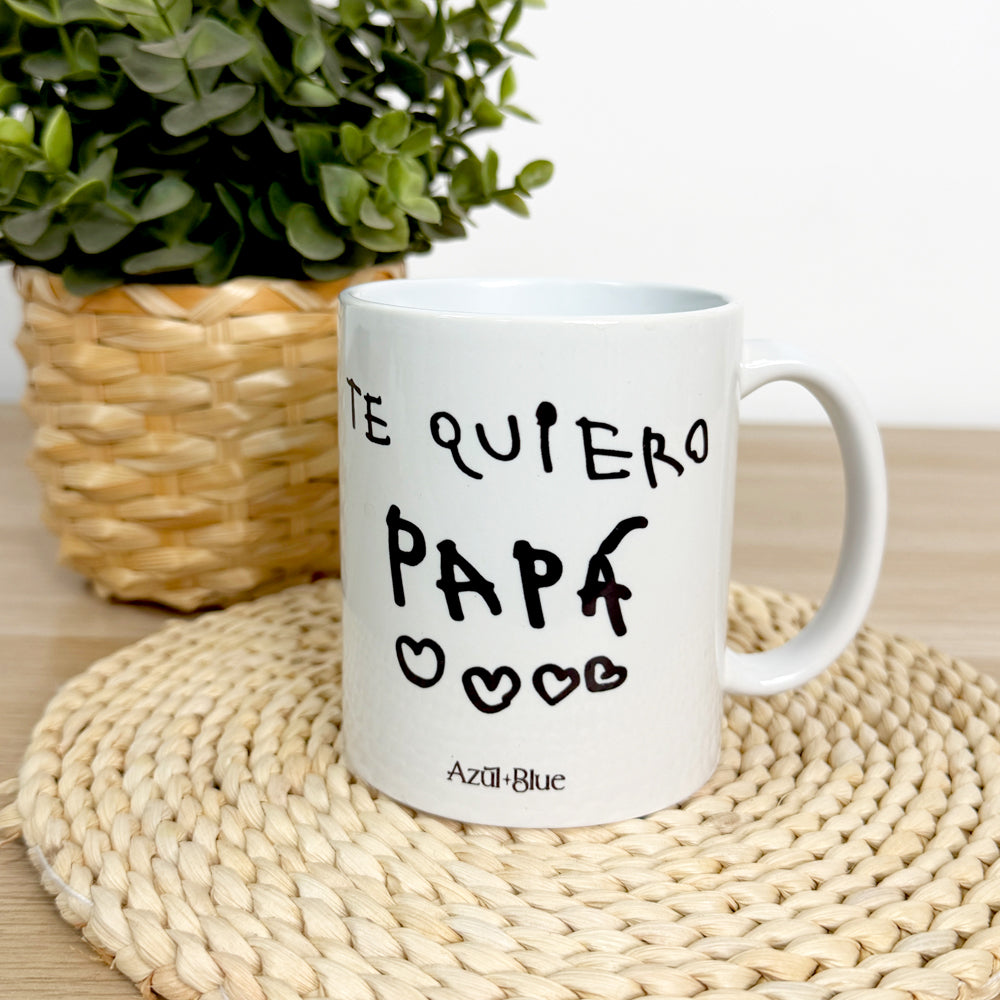 Taza personalizada con la letra de tu hijo/a - Edición especial Día del Padre