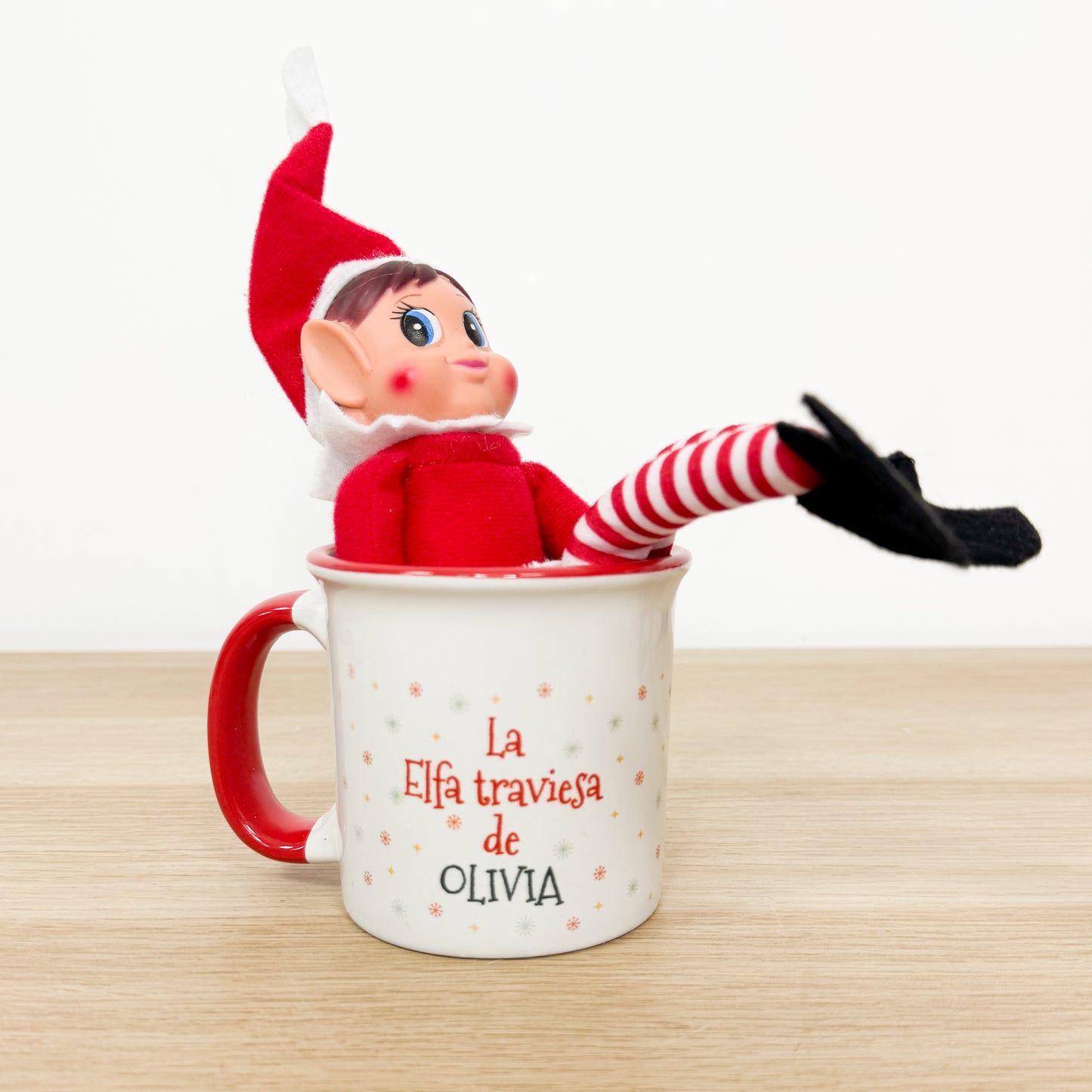 Elfa Traviesa + Taza Personalizada