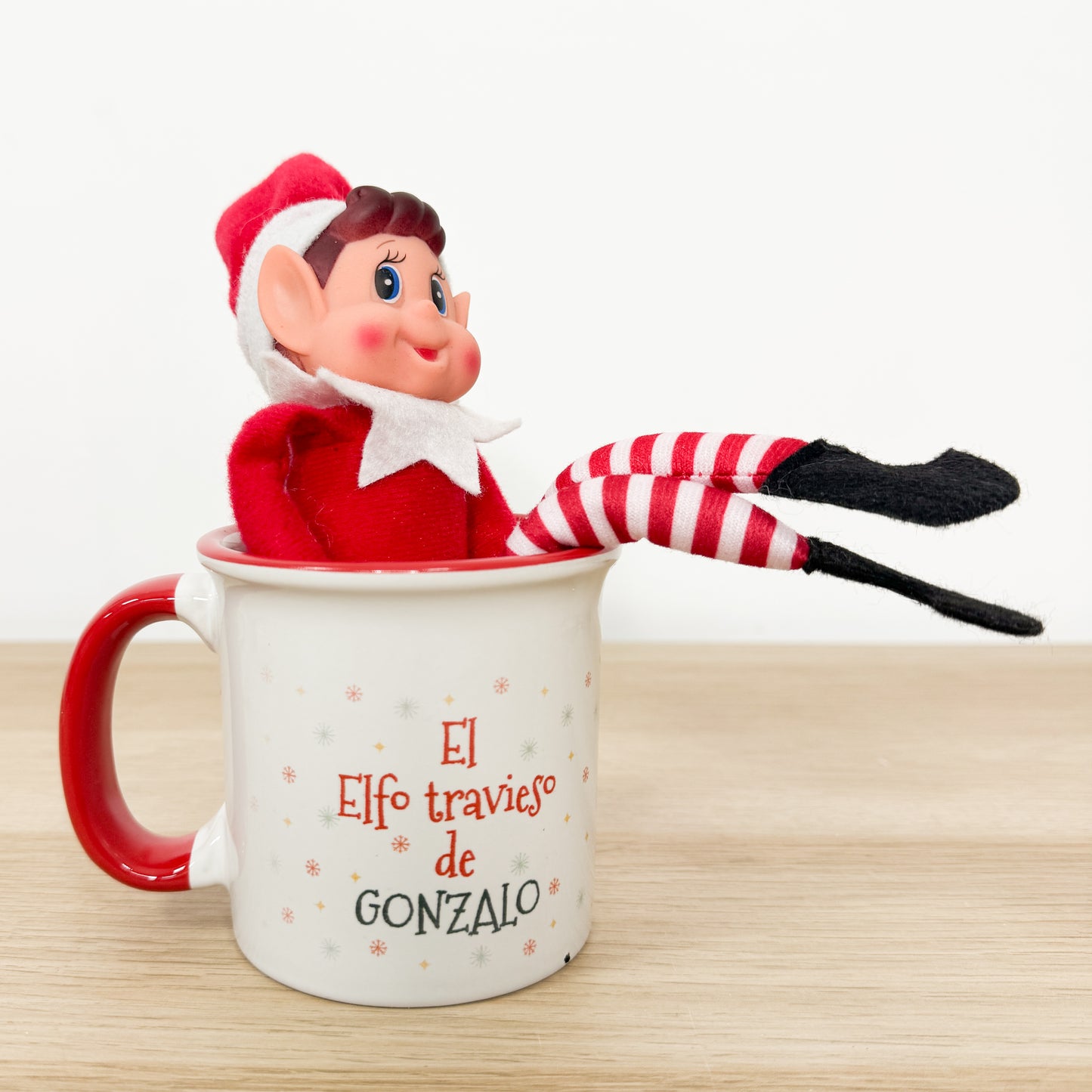 Elfo travieso + Taza Personalizada