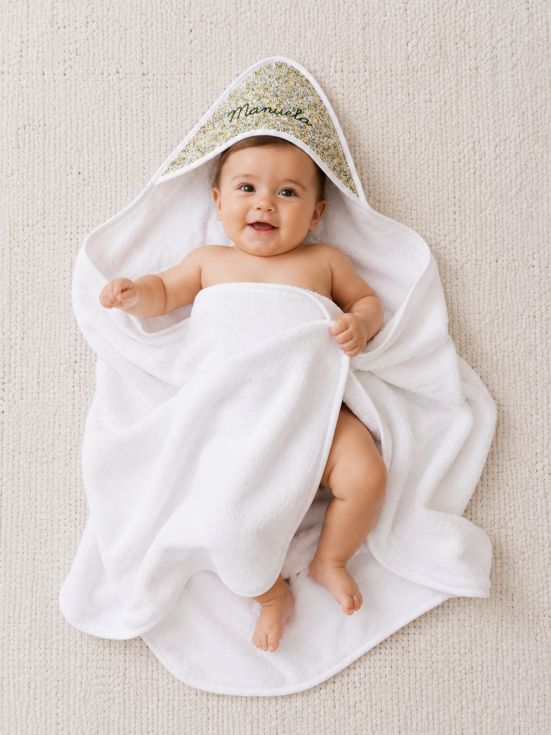 Toalla Capa de Baño para Bebé Personalizadad - Colección Liberty