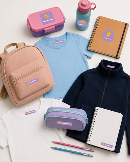 Pack etiquetas personalizadas Vuelta al Cole