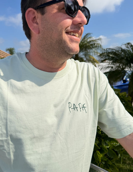 Camiseta Día del Padre Manuscrita - Bordado personalizado