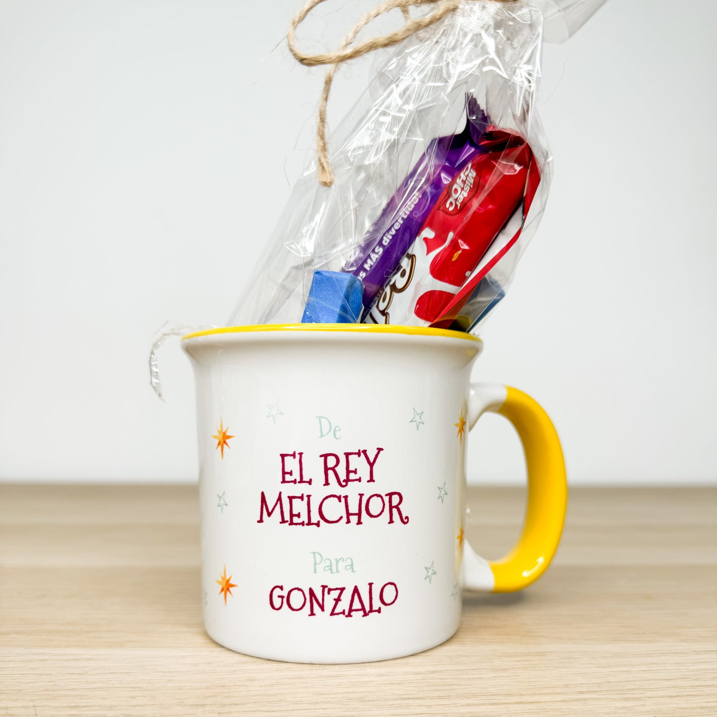Taza personalizada del Rey Melchor