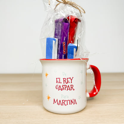 Taza personalizada del Rey Gaspar