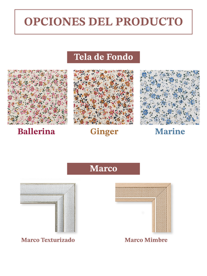 Cuadro Infantil Oca Madera Personalizado - Coquette
