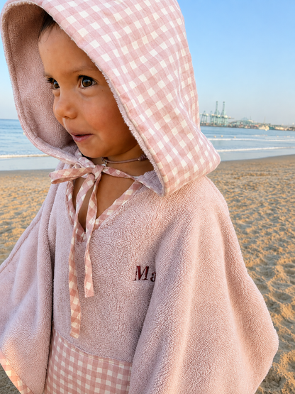 Poncho Toalla Infantil Coquette - Personalizado