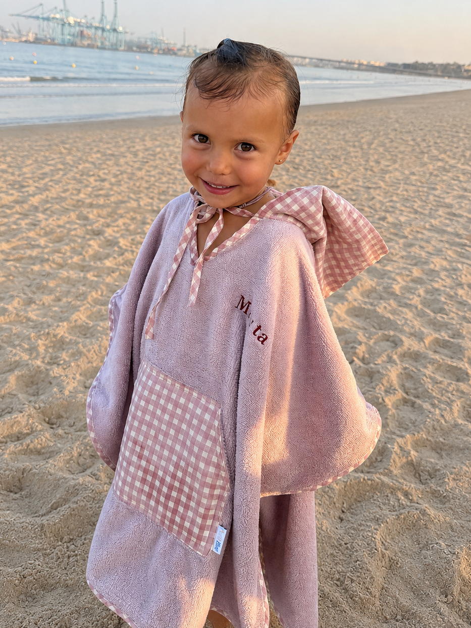 Poncho Toalla Infantil Coquette - Personalizado