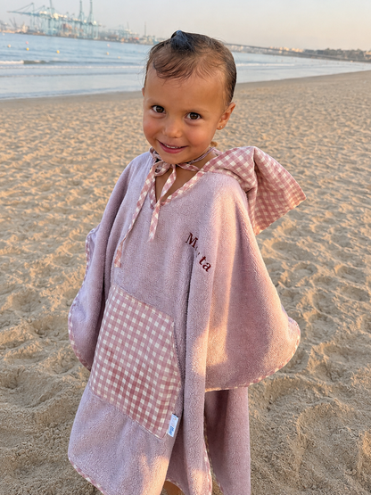 Poncho Toalla Infantil Coquette - Personalizado