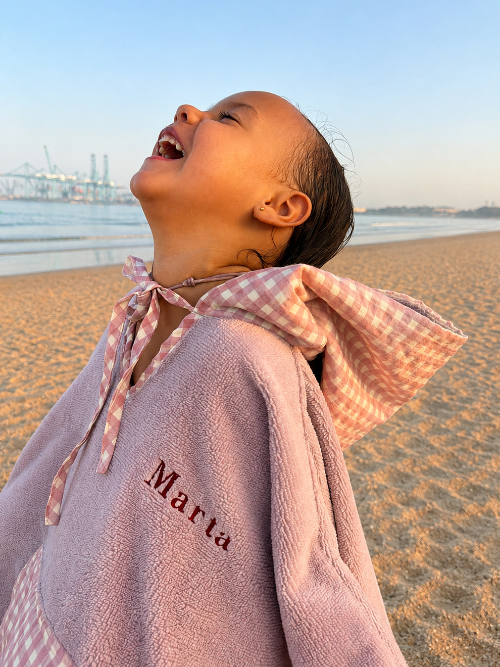 Poncho Toalla Infantil Coquette - Personalizado