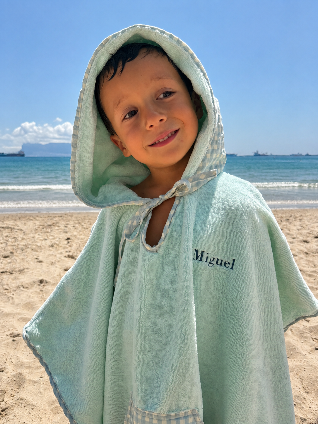 Poncho Toalla Infantil Brisa - Personalizado